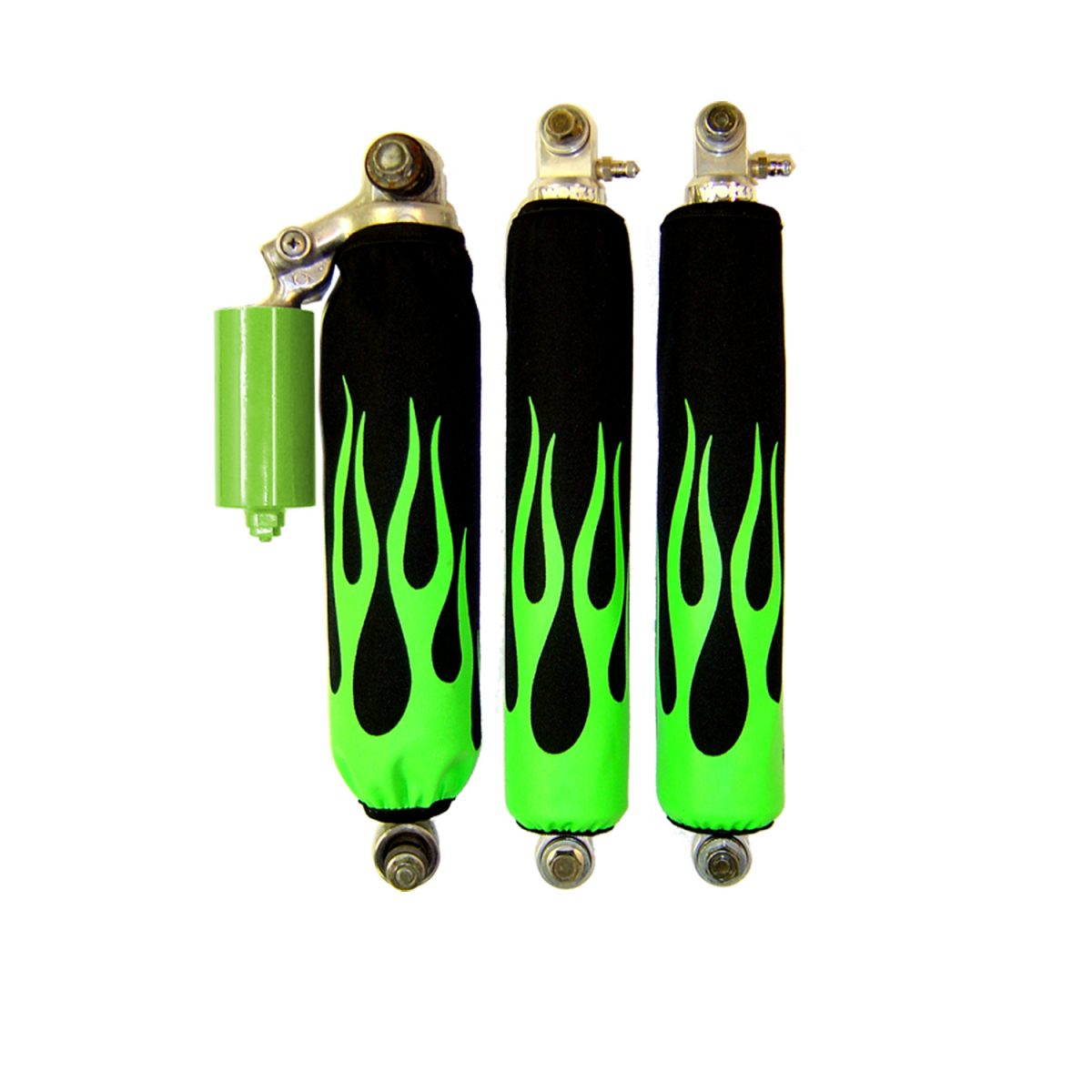 Green Flame Black Shock Cover