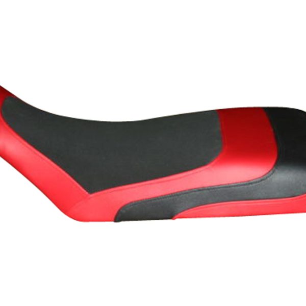 Honda ATC 200 S Red and Black Cyclone Seat Cover