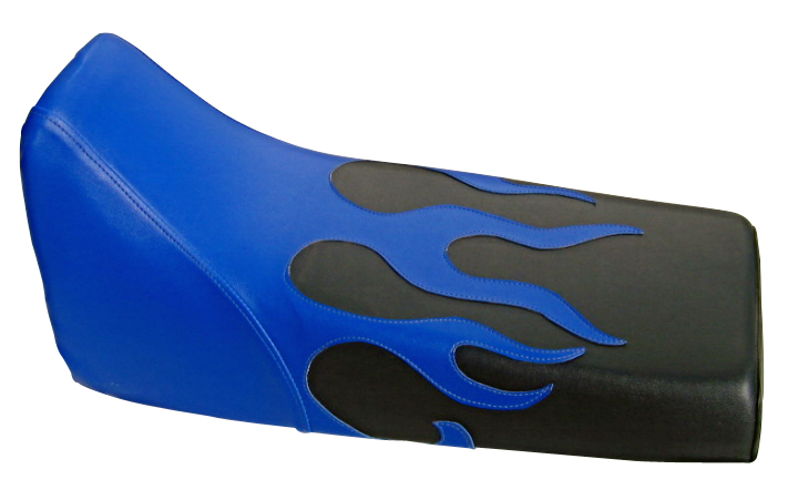 Yamaha Warrior Blue Flame Seat Cover