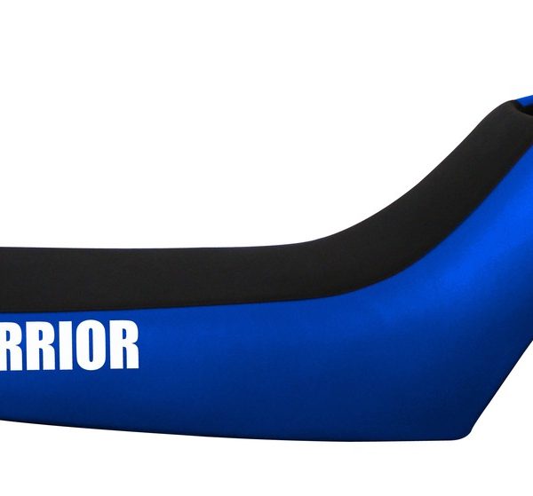Yamaha Warrior Stencil Blue Black Seat Cover